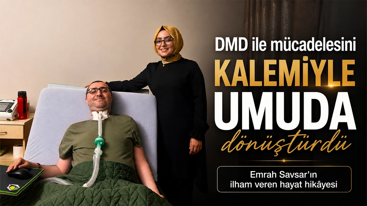 DMD ile mücadelesini kalemiyle umuda dönüştürdü: Emrah Savsar'ın ilham veren hayat hikâyesi
